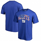 New York Giants NFL Pro Line by Fanatics Branded Banner Wave T-Shirt Royal,baseball caps,new era cap wholesale,wholesale hats